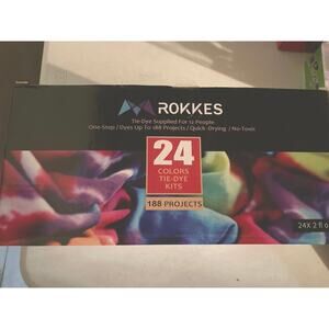 Rokkes  24 Tie- Dye color for 12 people